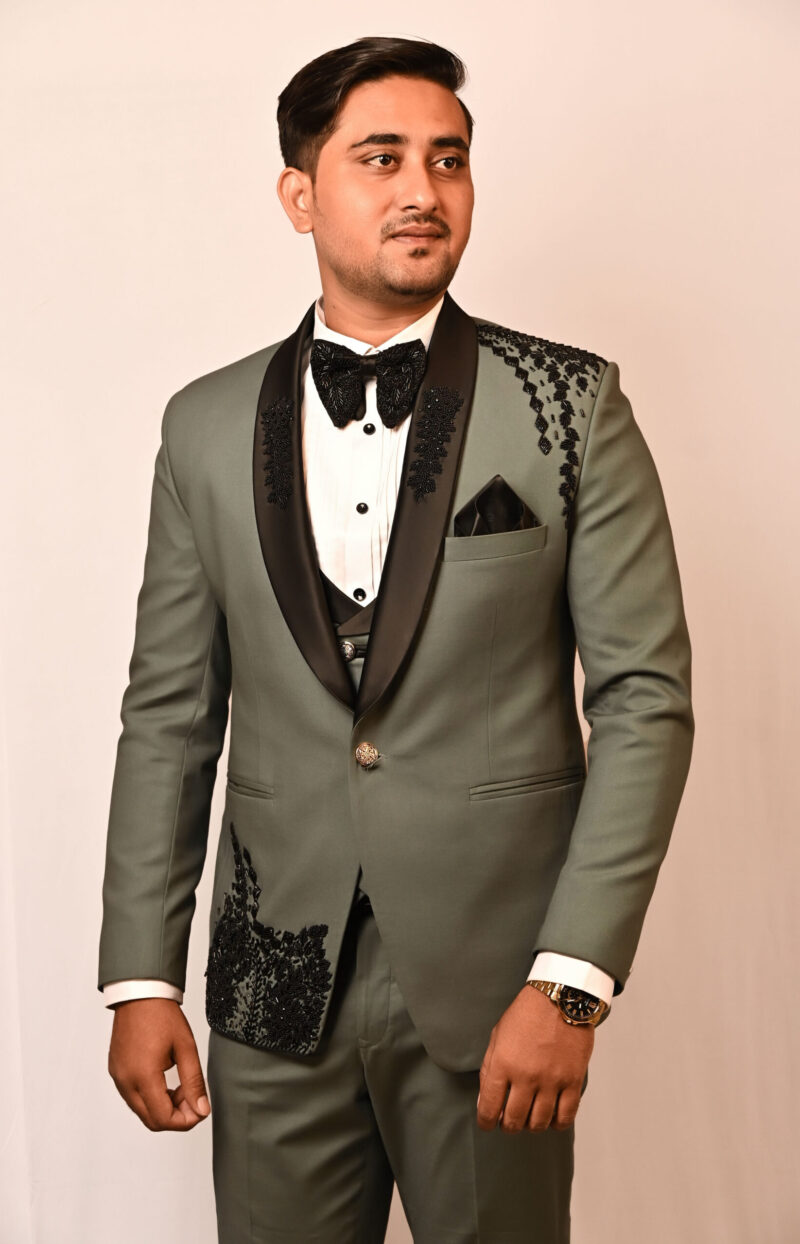 Emerald Noir Luxe Tuxedo Set