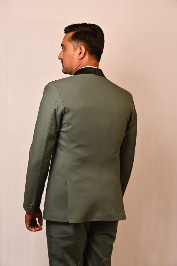 Emerald Noir Luxe Tuxedo Set - Image 4