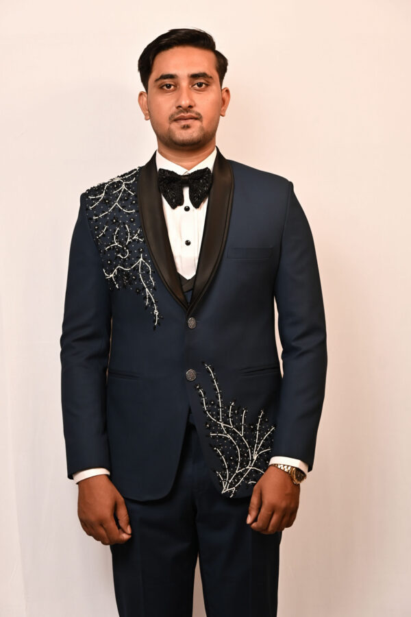 Midnight Starlight Embellished Tuxedo