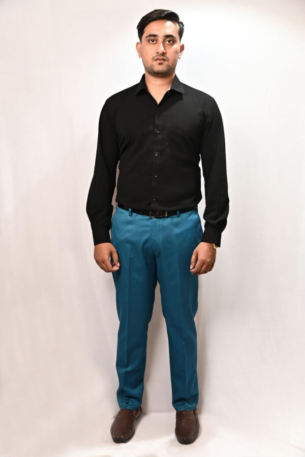 Teal Blue Two Piece Suit - Image 3