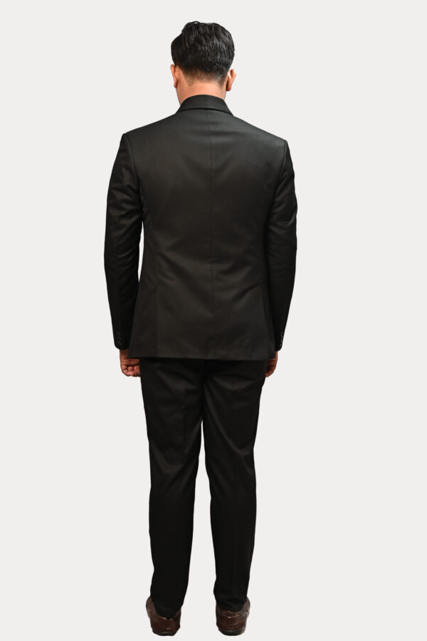 Premium Black 2 Piece Suit - Image 4
