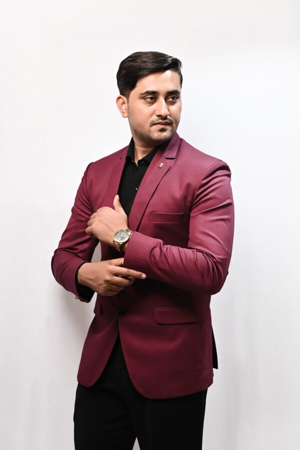 Crimson Executive Blazer - Image 3