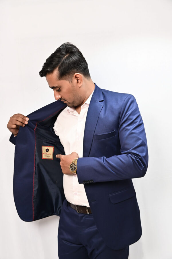Premium Navy Blue 2 Piece Suit - Image 3