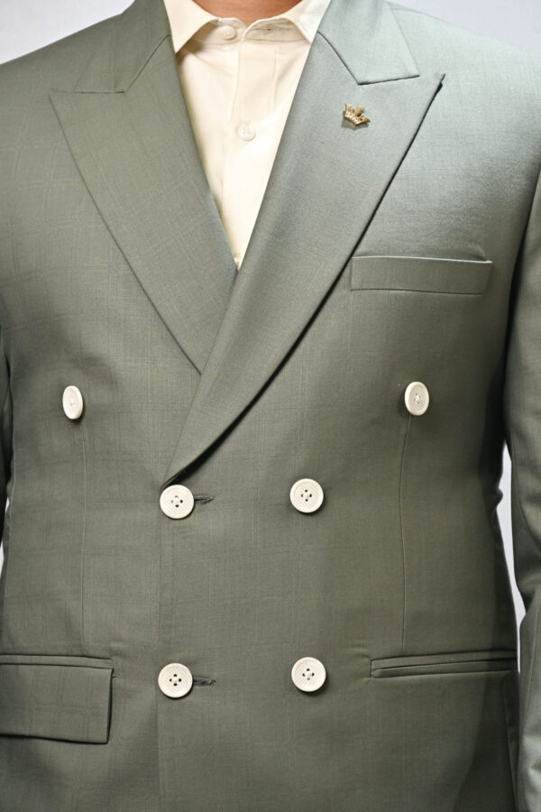 Sage Crest Double-Breasted Blazer - Image 5