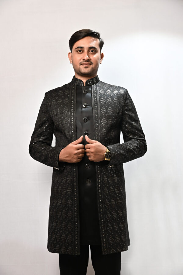 Obsidian Royale Indo Western Suit