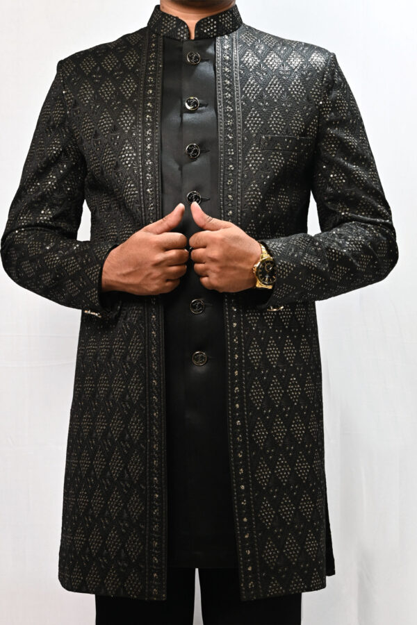 Obsidian Royale Indo Western Suit - Image 3