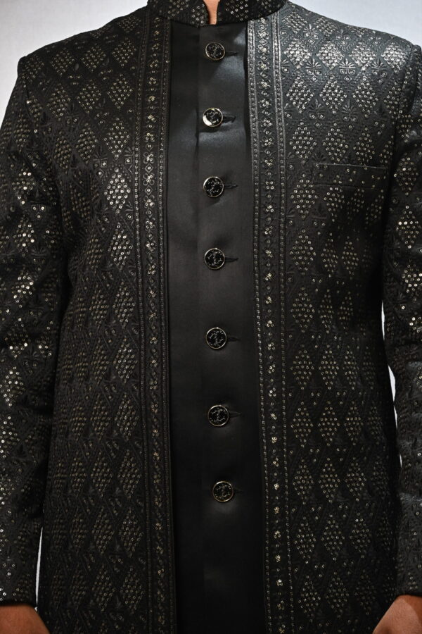 Obsidian Royale Indo Western Suit - Image 4