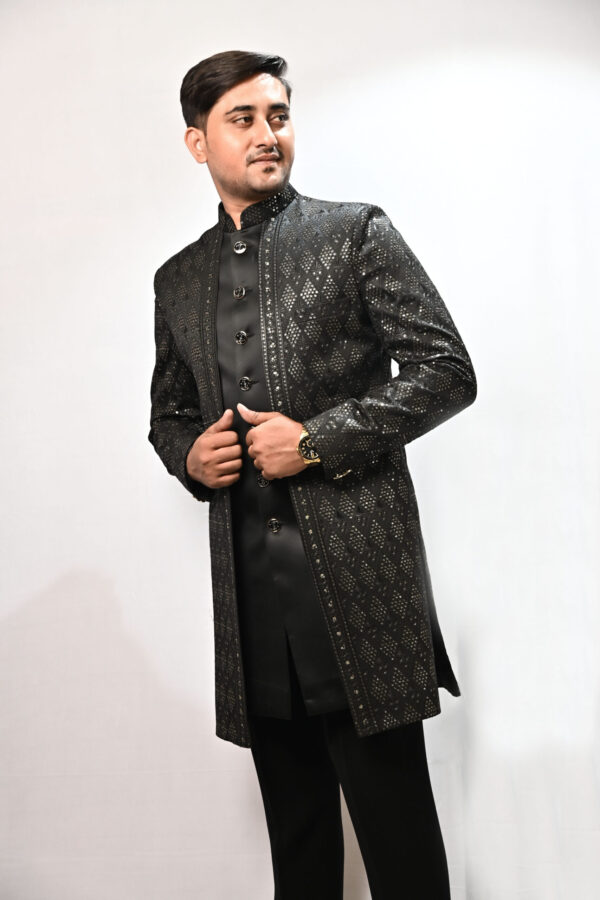 Obsidian Royale Indo Western Suit - Image 2
