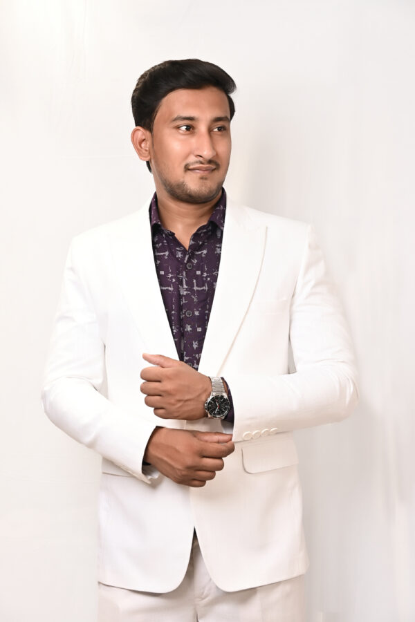 Men’s Premium Off White Blazer