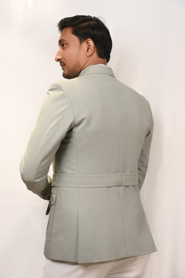 Men’s Light Sage Utility Blazer - Image 3
