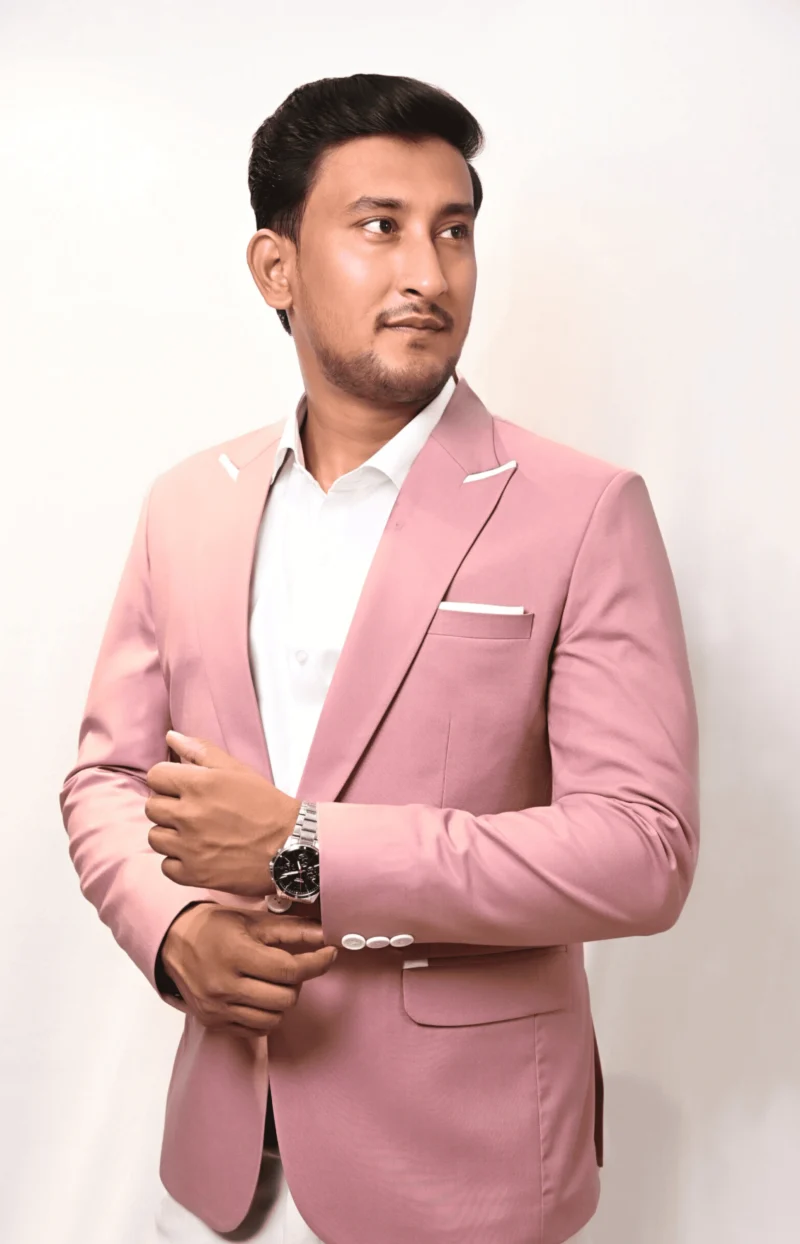 Men’s Premium Light Pink Blazer